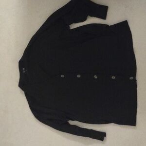 Torrid black drop shoulder boyfriend cardigan 3x